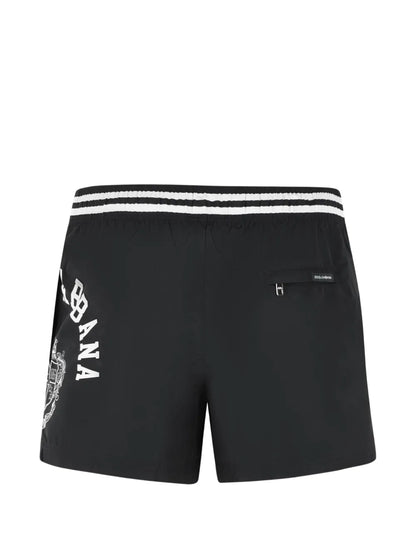 Badehose mit Kontrastprint