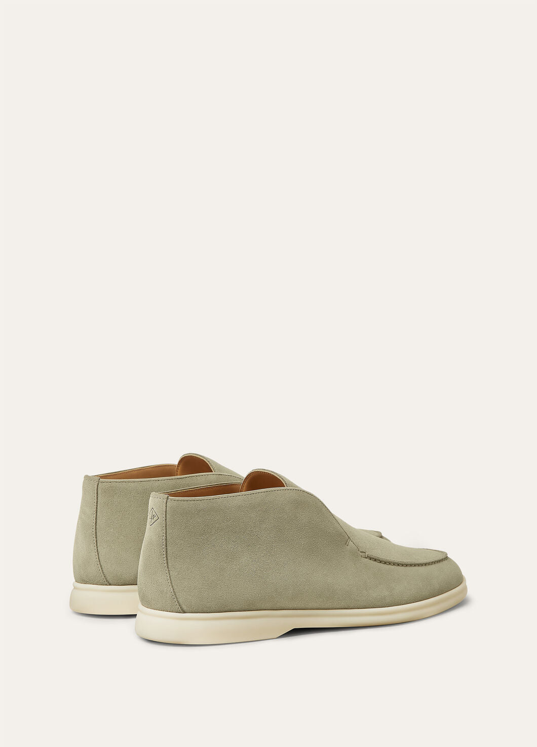 Open Walk ankle boots in suède military gray