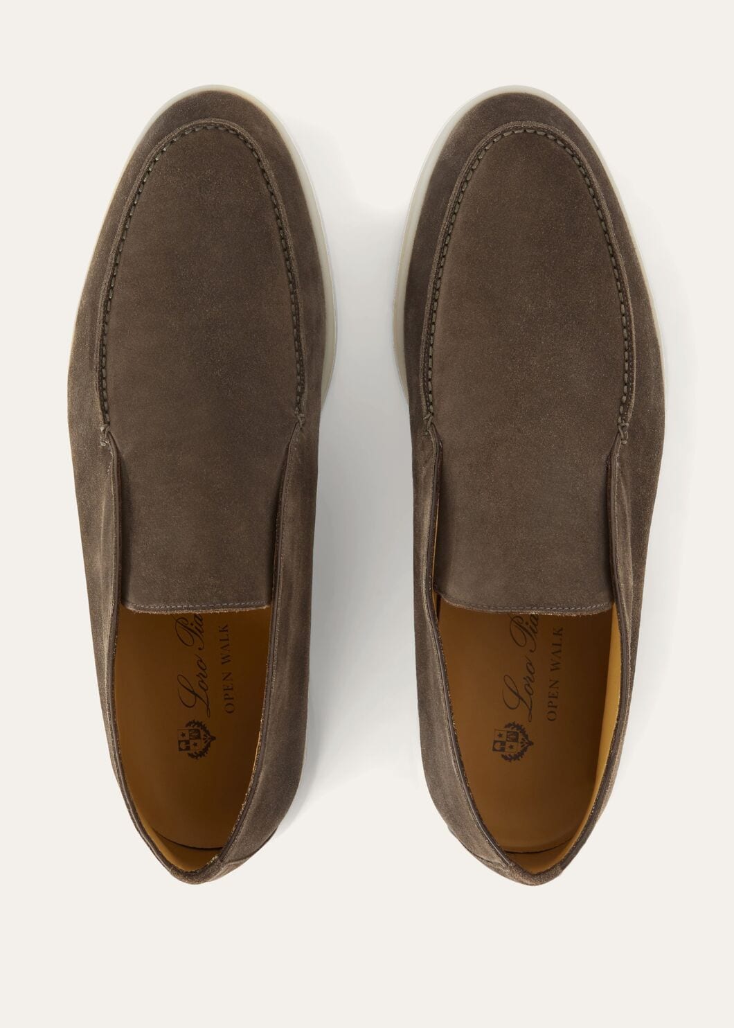 Open Walk ankle boots in warm grey suede