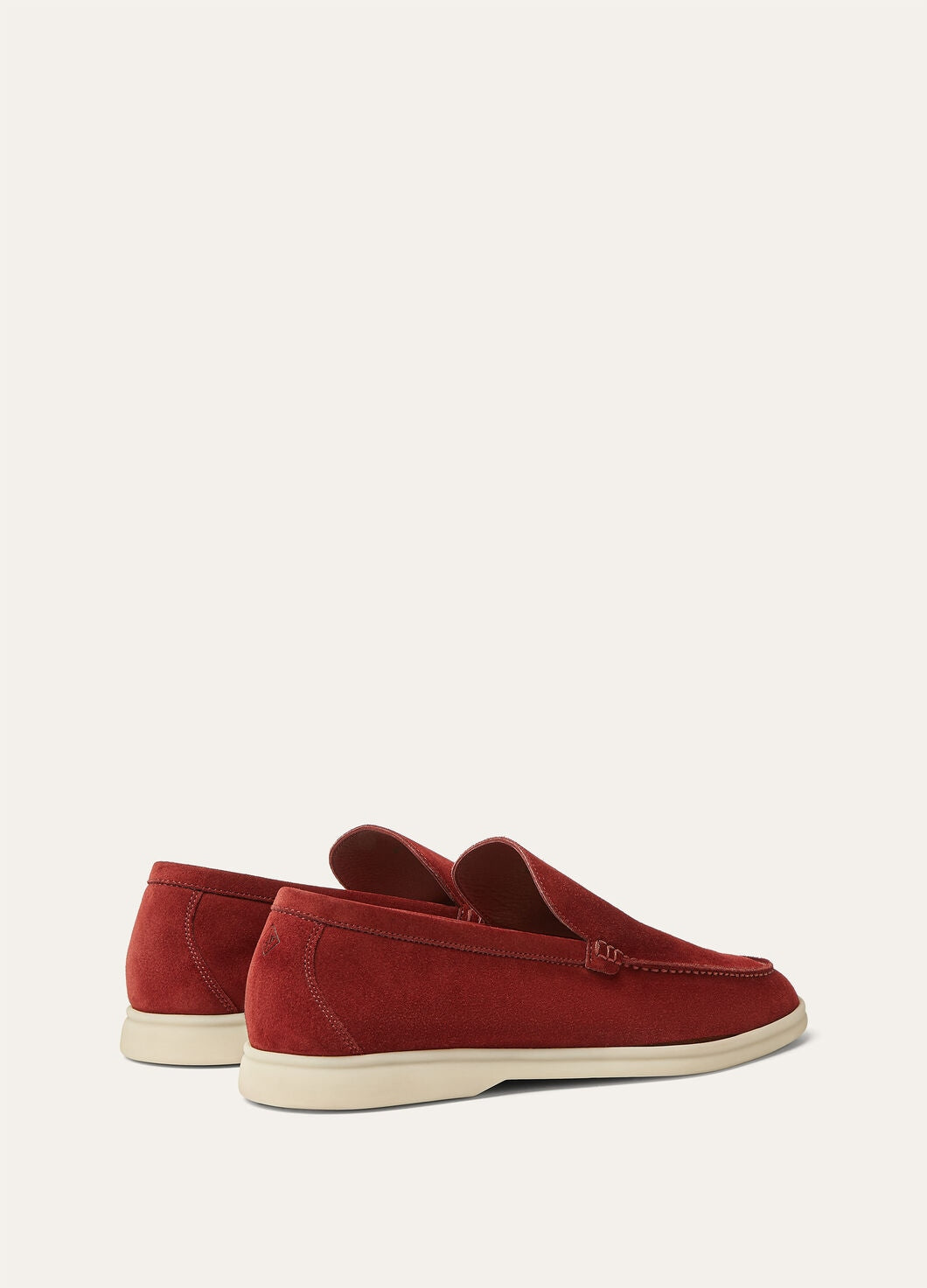 Men's Summer Walk red suede moccasins