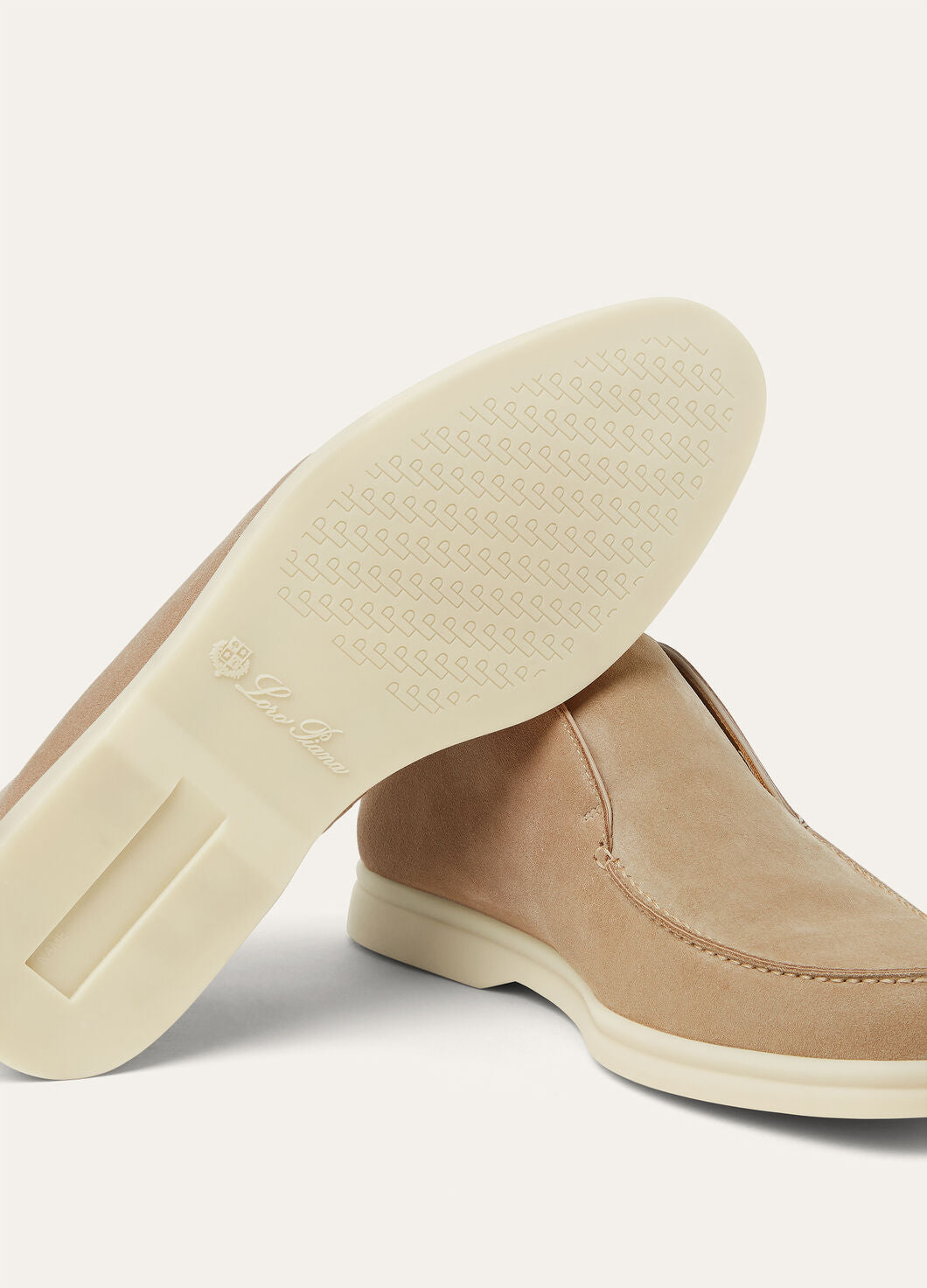Open Walk ankle boots in suede sandstone