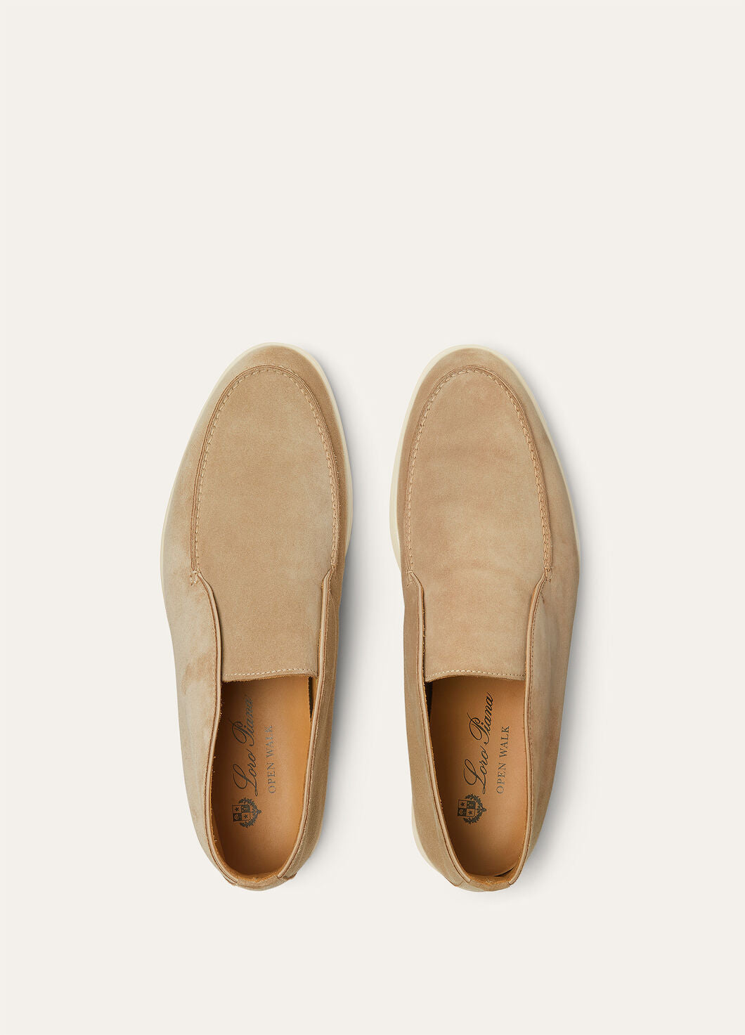 Open Walk ankle boots in suede sandstone