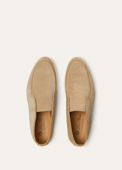 Open Walk ankle boots in suede sandstone