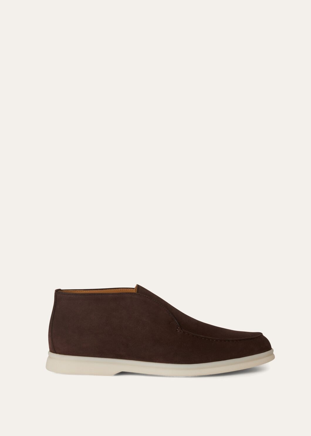 Open Walk ankle boots in chocolate suede