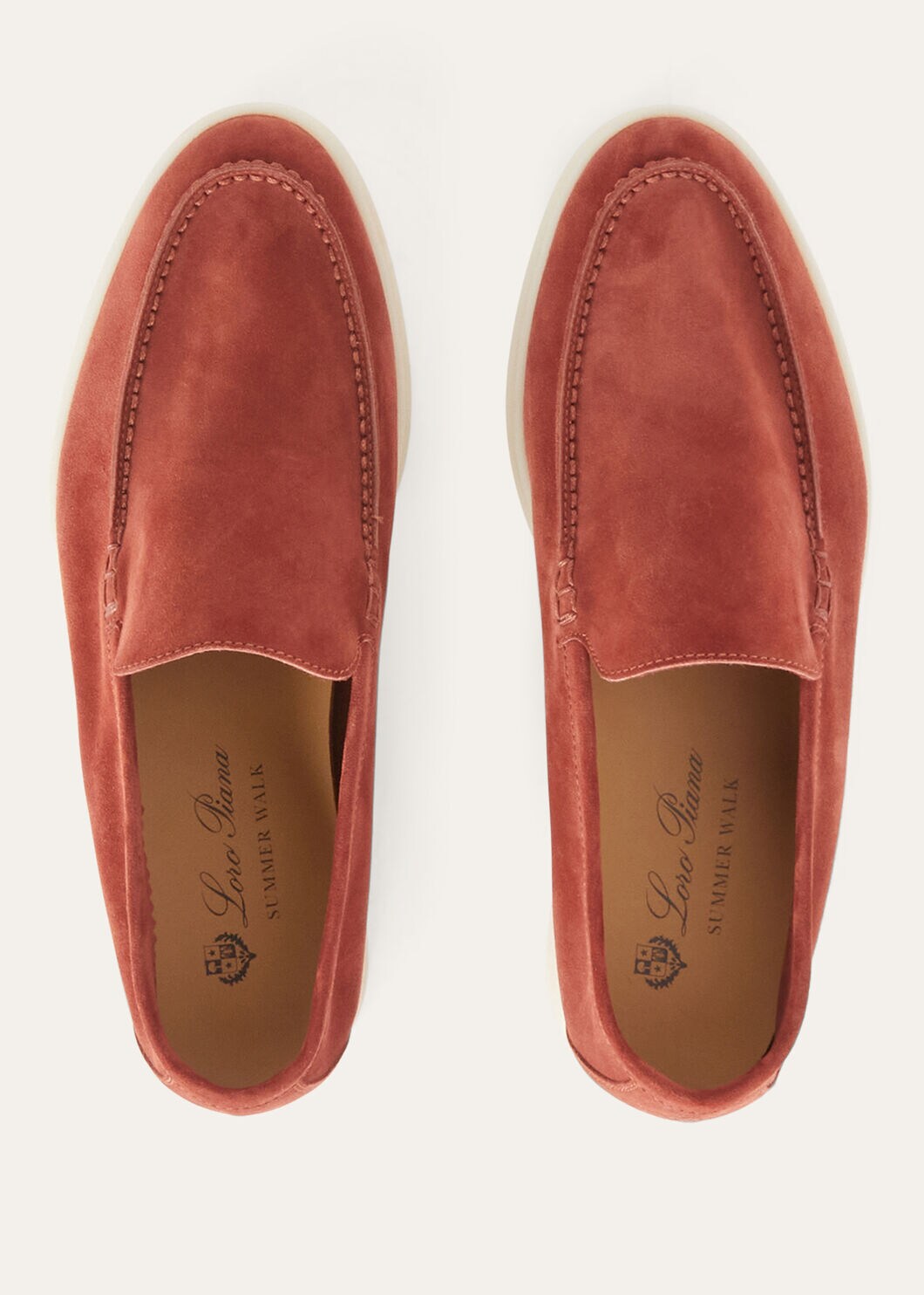 Summer Walk moccasins in cinnamon suede