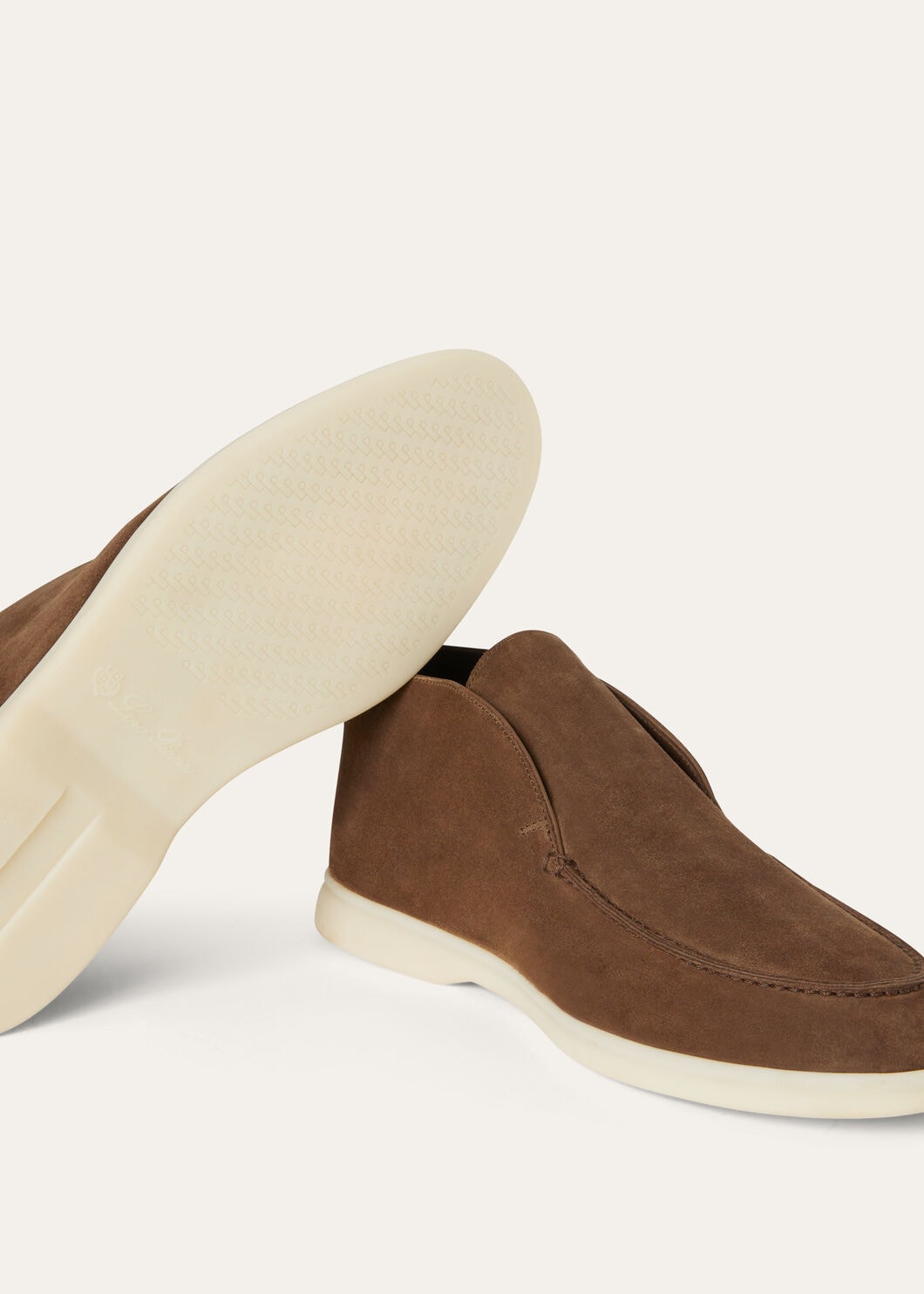 Open Walk ankle boots in suede pine cones