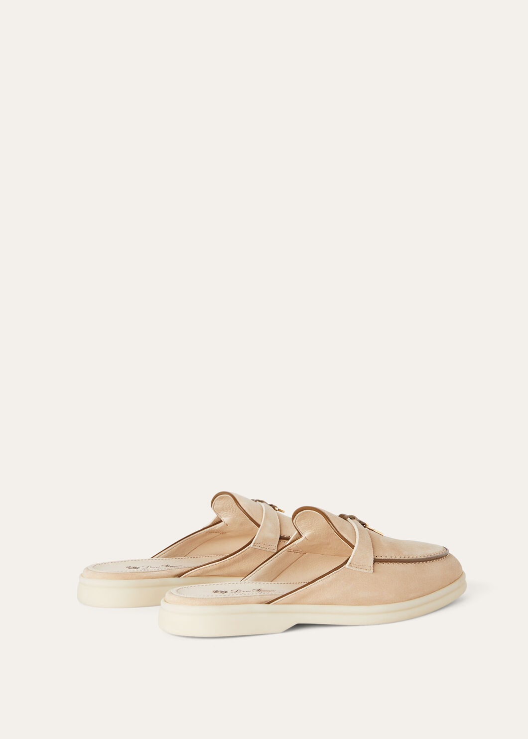 Babouche Charms Walk in camel suede