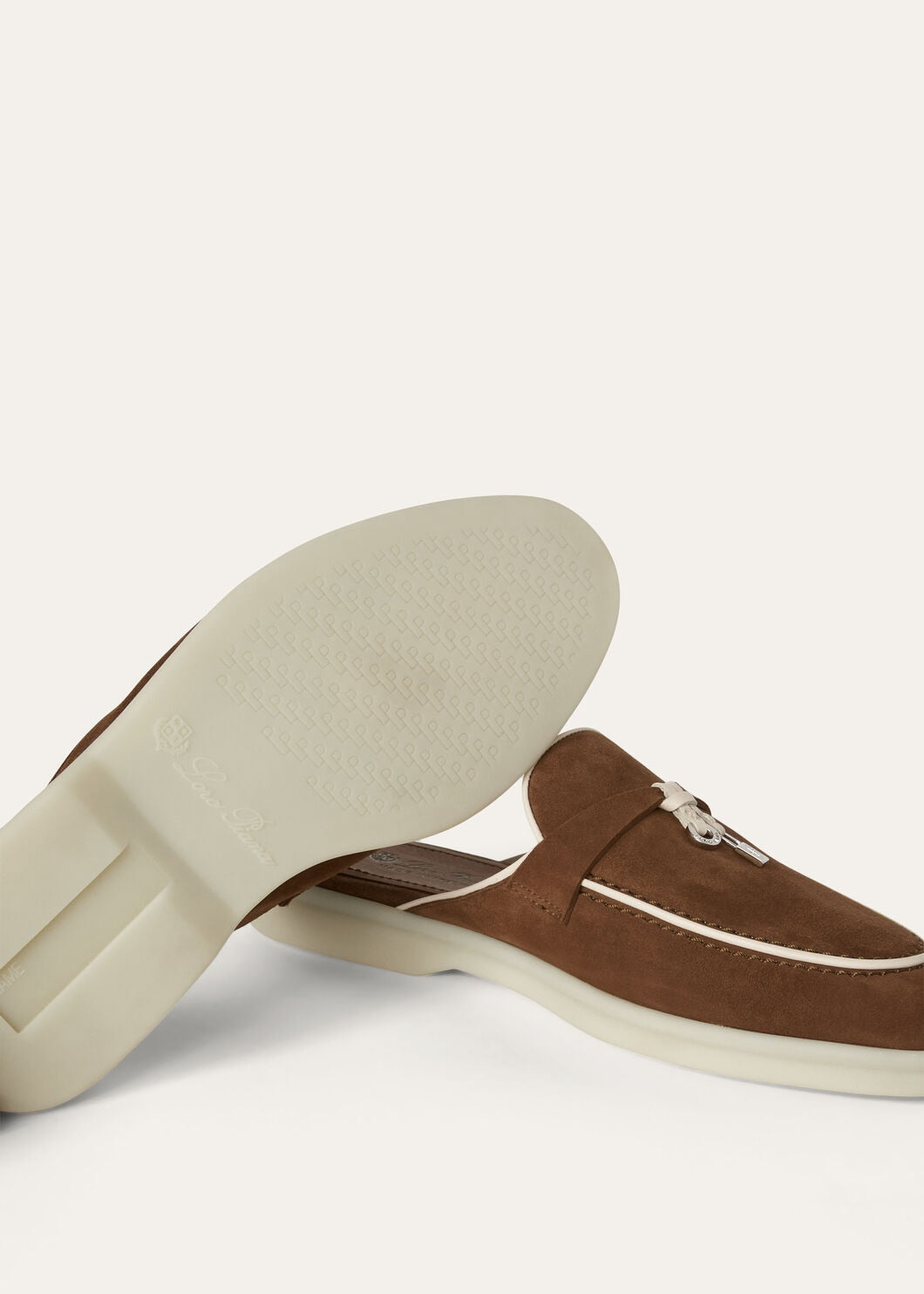 Babouche Charms Walk in brown suede