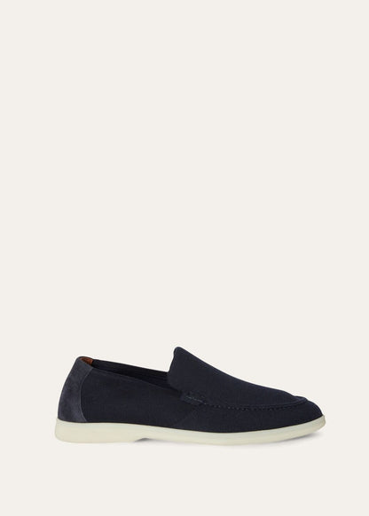 Summer Knitted Walk in Navy Blue Men