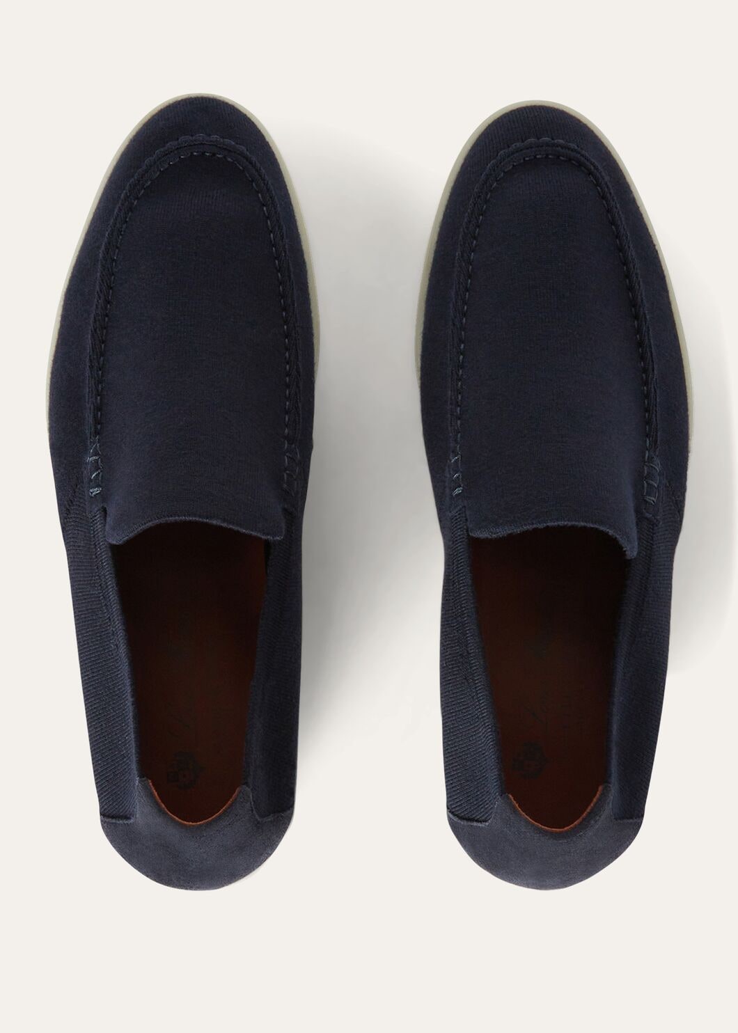 Summer Knitted Walk in Navy Blue Men