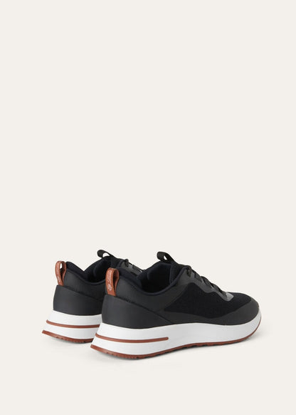 Week End Walk Sneaker Microfiber Black