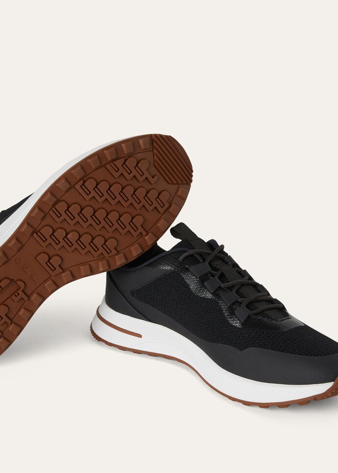 Week End Walk Sneaker Microfiber Black