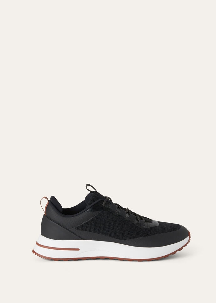 Week End Walk Sneaker Microfiber Black