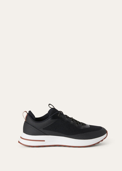 Week End Walk Sneaker Microfiber Black