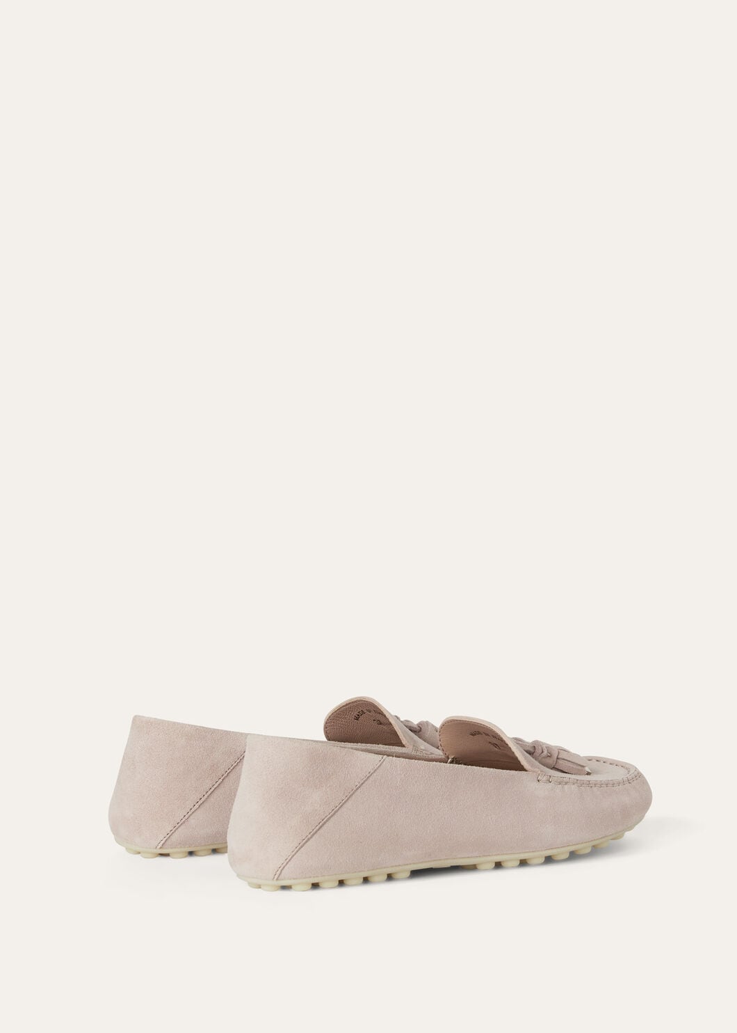 Mocassini Dot Sole Walk in camoscio rosa donna
