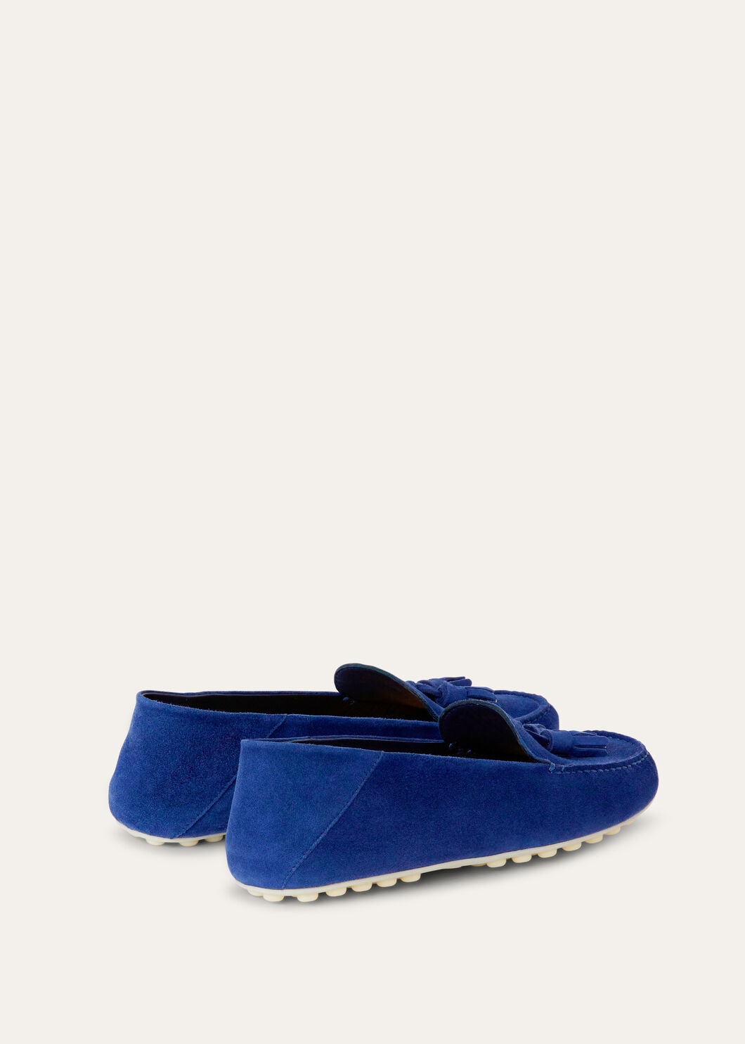 Moccasins Dot Sole Walk in blue suede women