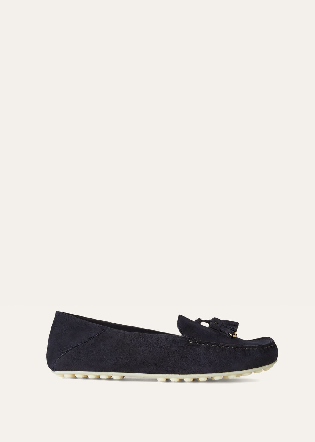 Mokassins Dot Sole Walk aus navyblauem Wildleder Damen