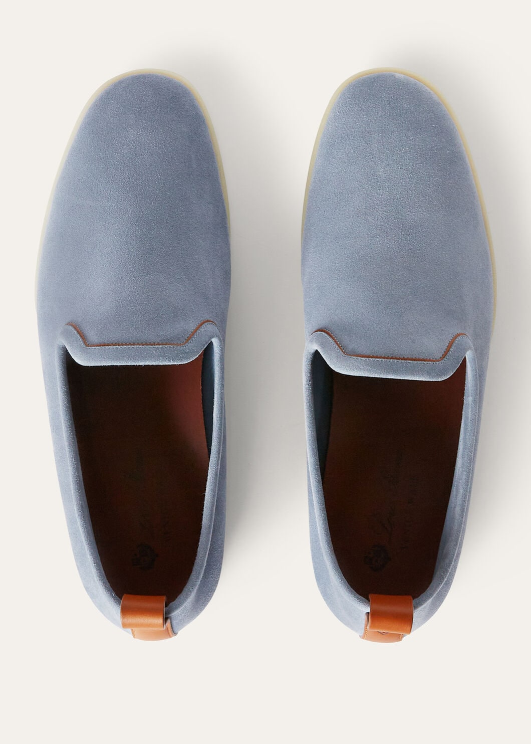 Venice Walk moccasins in dusty grey suede for men