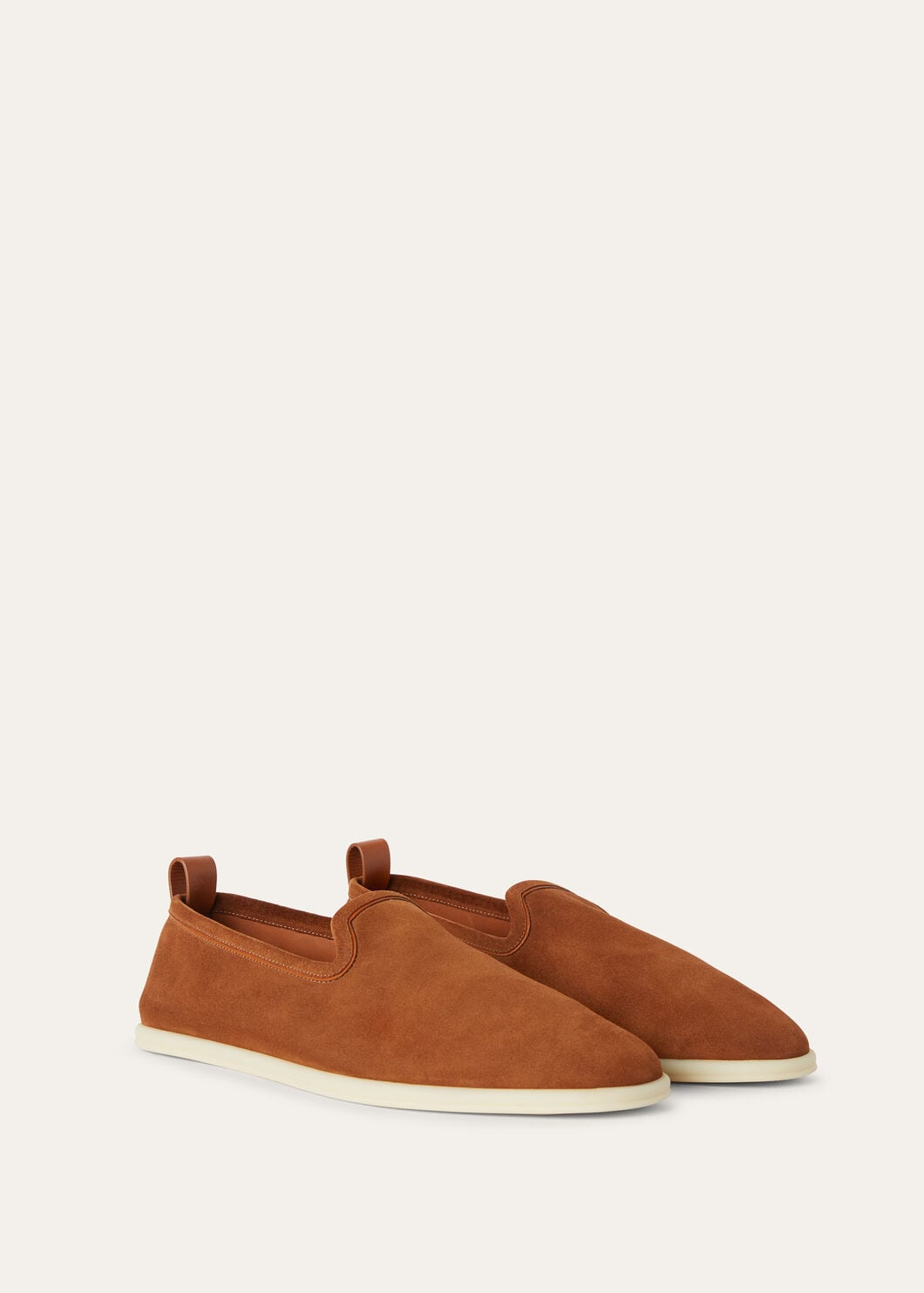 Men's Venice Walk moccasins in brown calf suede