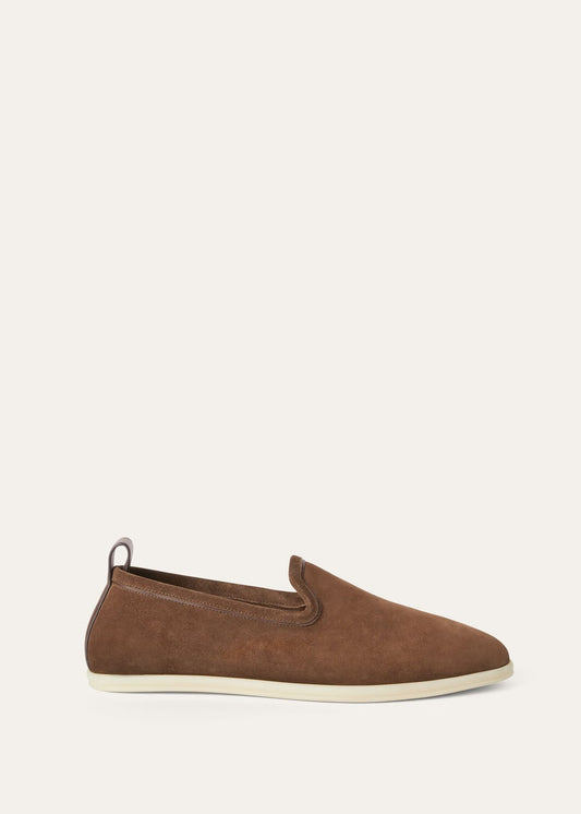 Venice Walk moccasins in brown suede for men