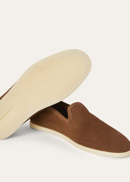 Venice Walk moccasins in brown suede for men