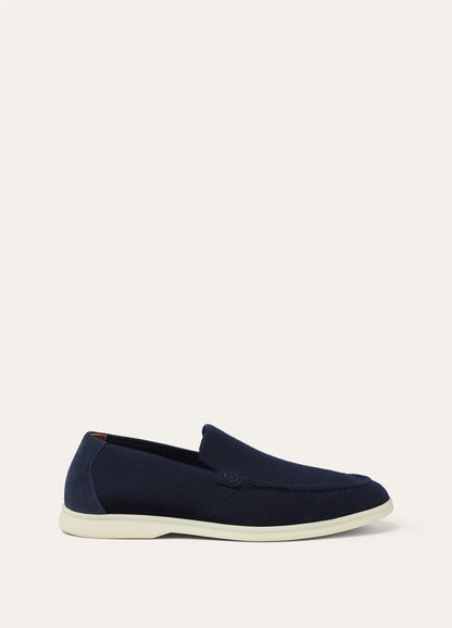 Moccasins The Gift of Kings Summer Walk in navy blue men
