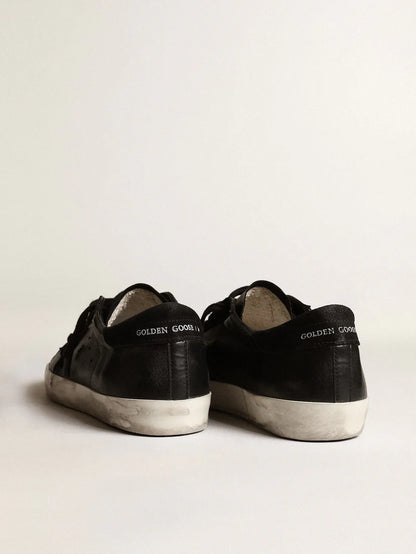 Super-Star in nappa with star and suede heel