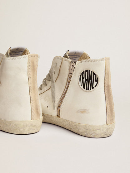 Francy made of leather with silver suede star