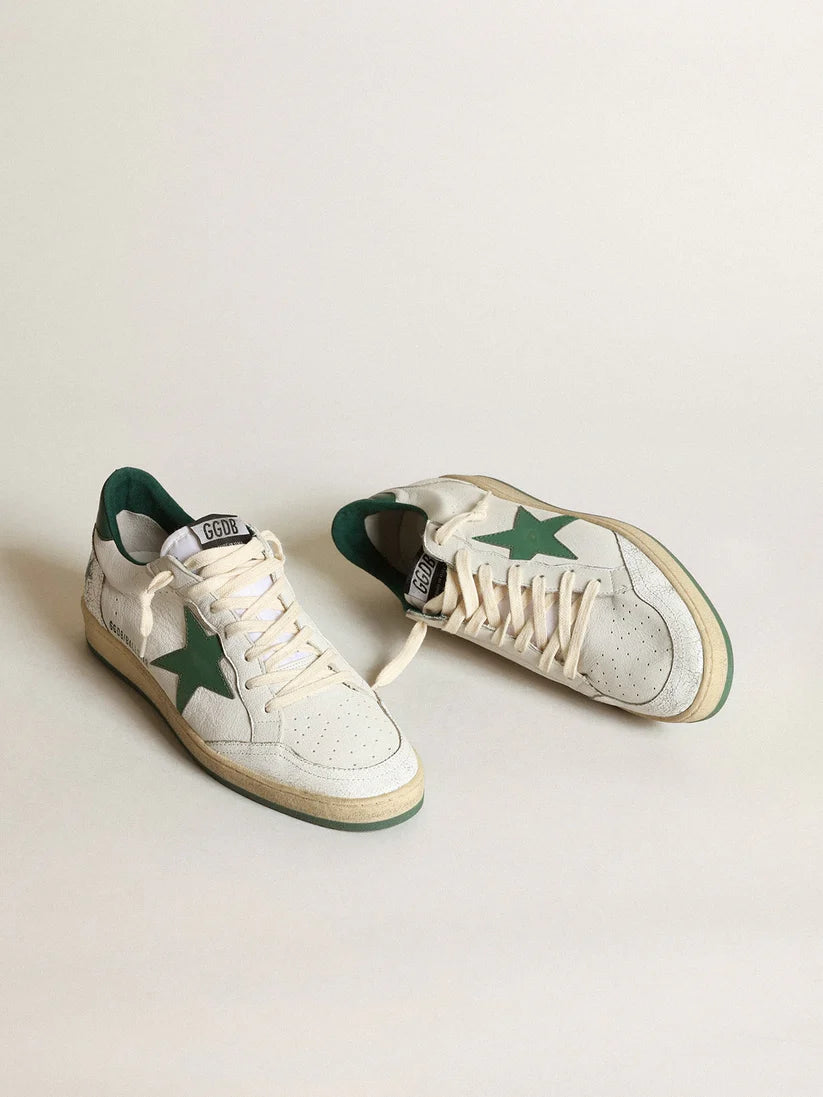 White nappa with green star