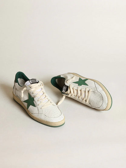 White nappa with green star