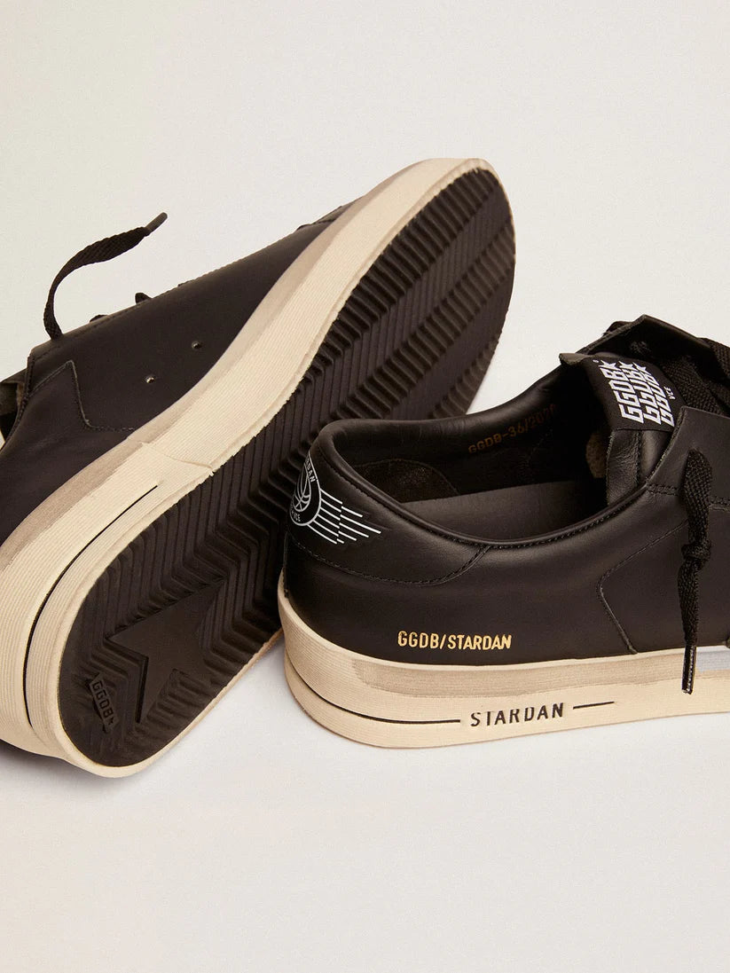 Stardan made of black leather