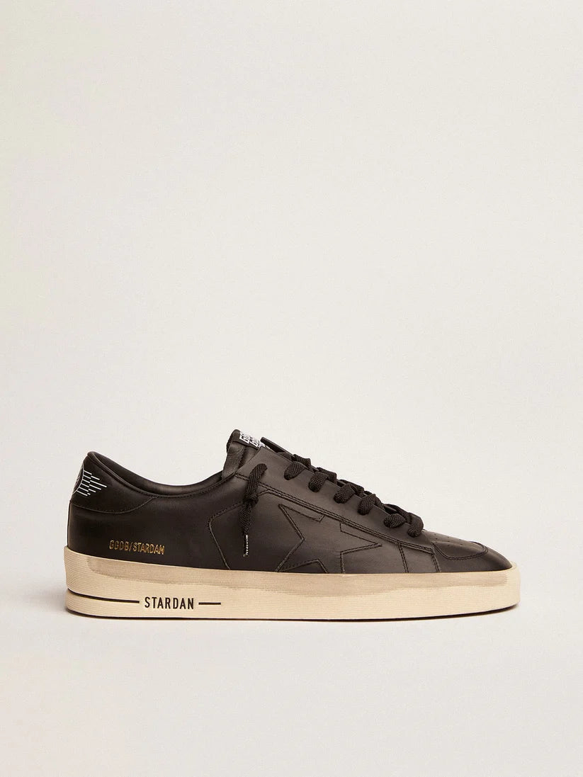 Stardan made of black leather