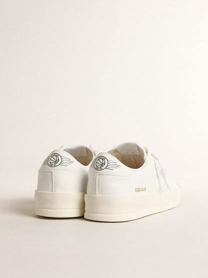 Stardan made of biomaterial with star and heel in white