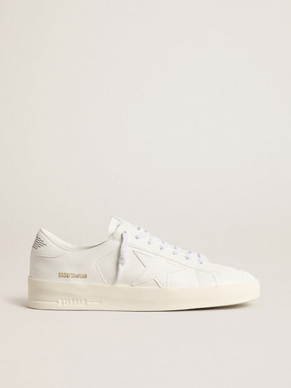 Stardan made of biomaterial with star and heel in white