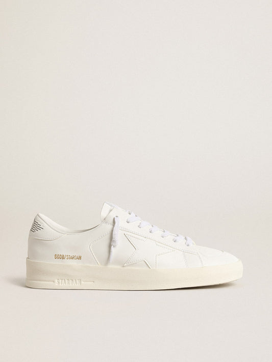 Stardan made of biomaterial with star and heel in white
