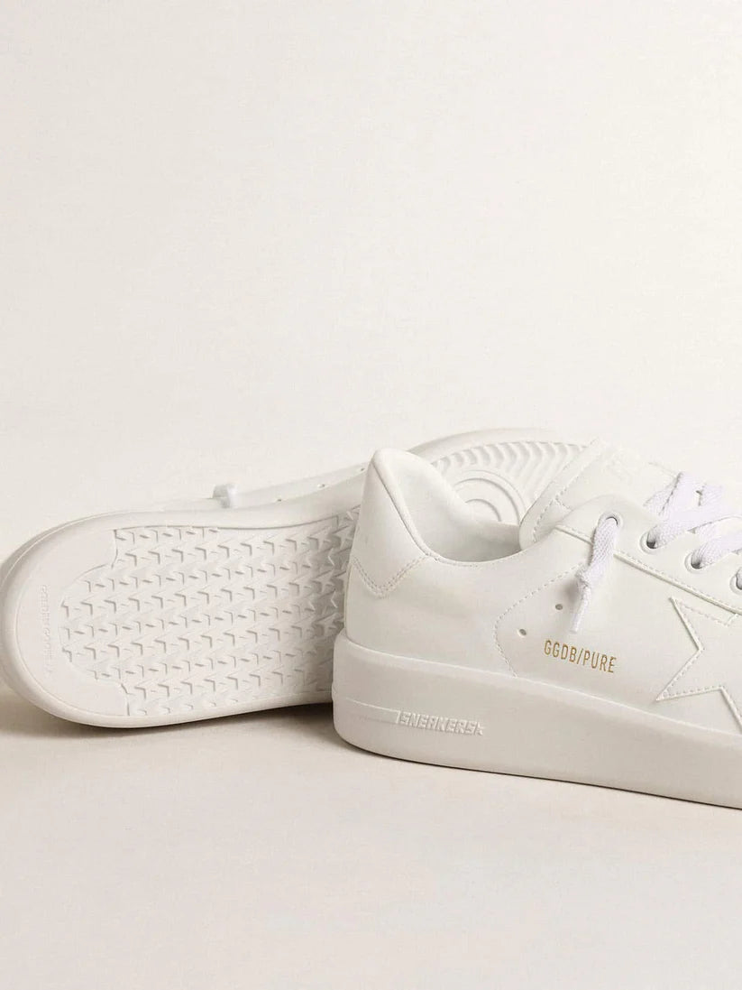 Purestar made of biomaterial with star and heel section in white