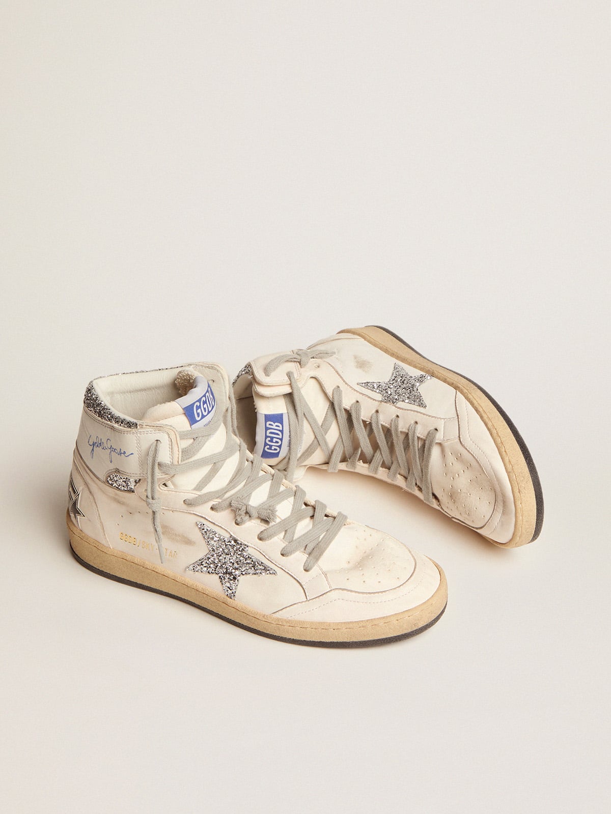 Sky-Star with signature on the ankle and silver inserts