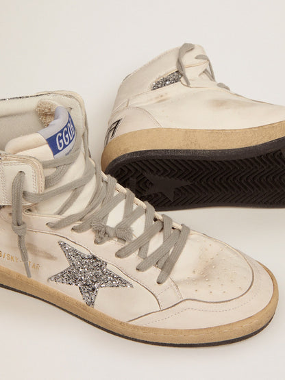 Sky-Star with signature on the ankle and silver inserts