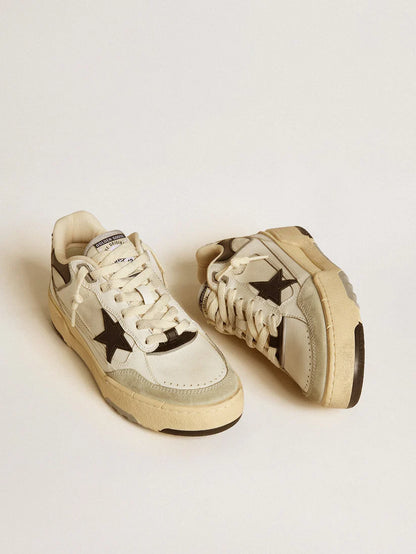 Forty2 for with textured star in black TPU and heel in black leather