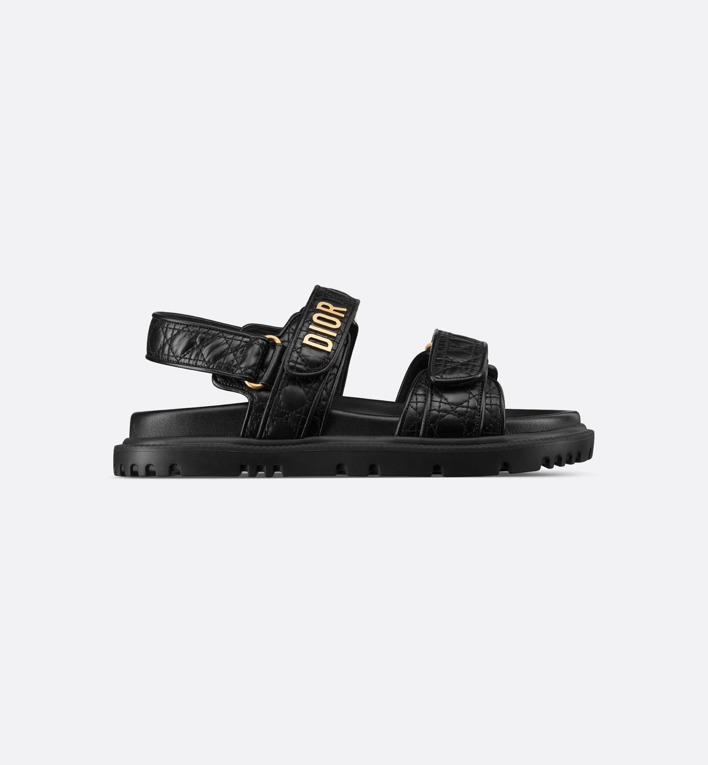 Dioract Sandal Black Calfskin