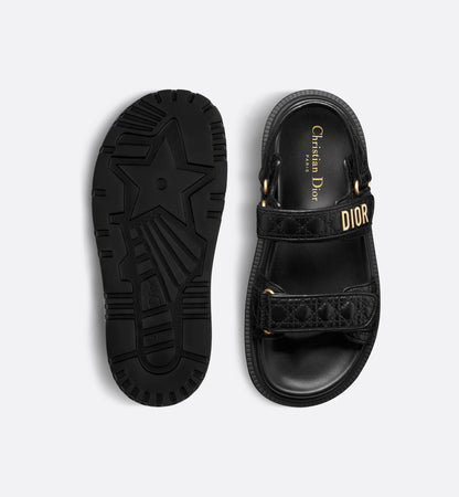 Dioract Sandal Black Calfskin