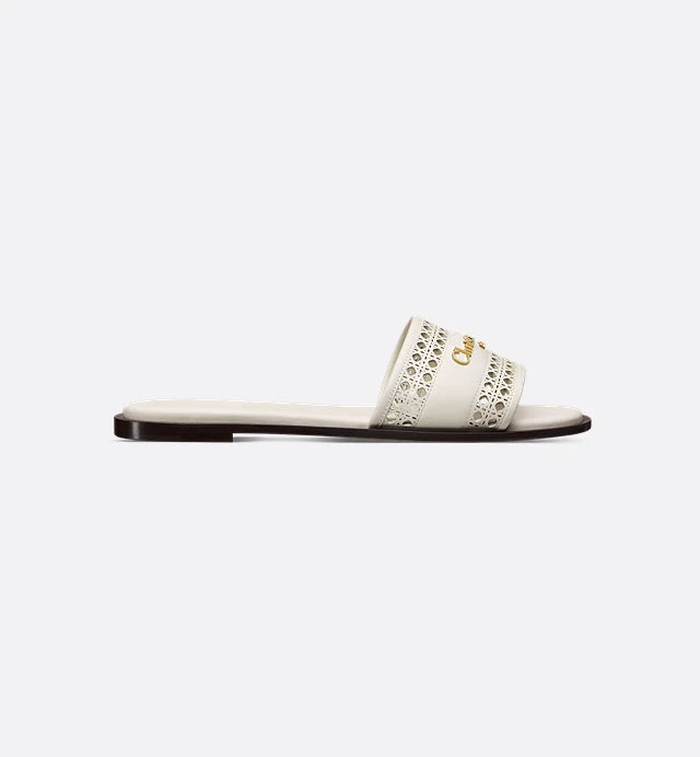 D-Lane White Sandals 