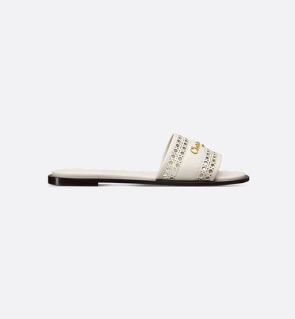 D-Lane White Sandals 
