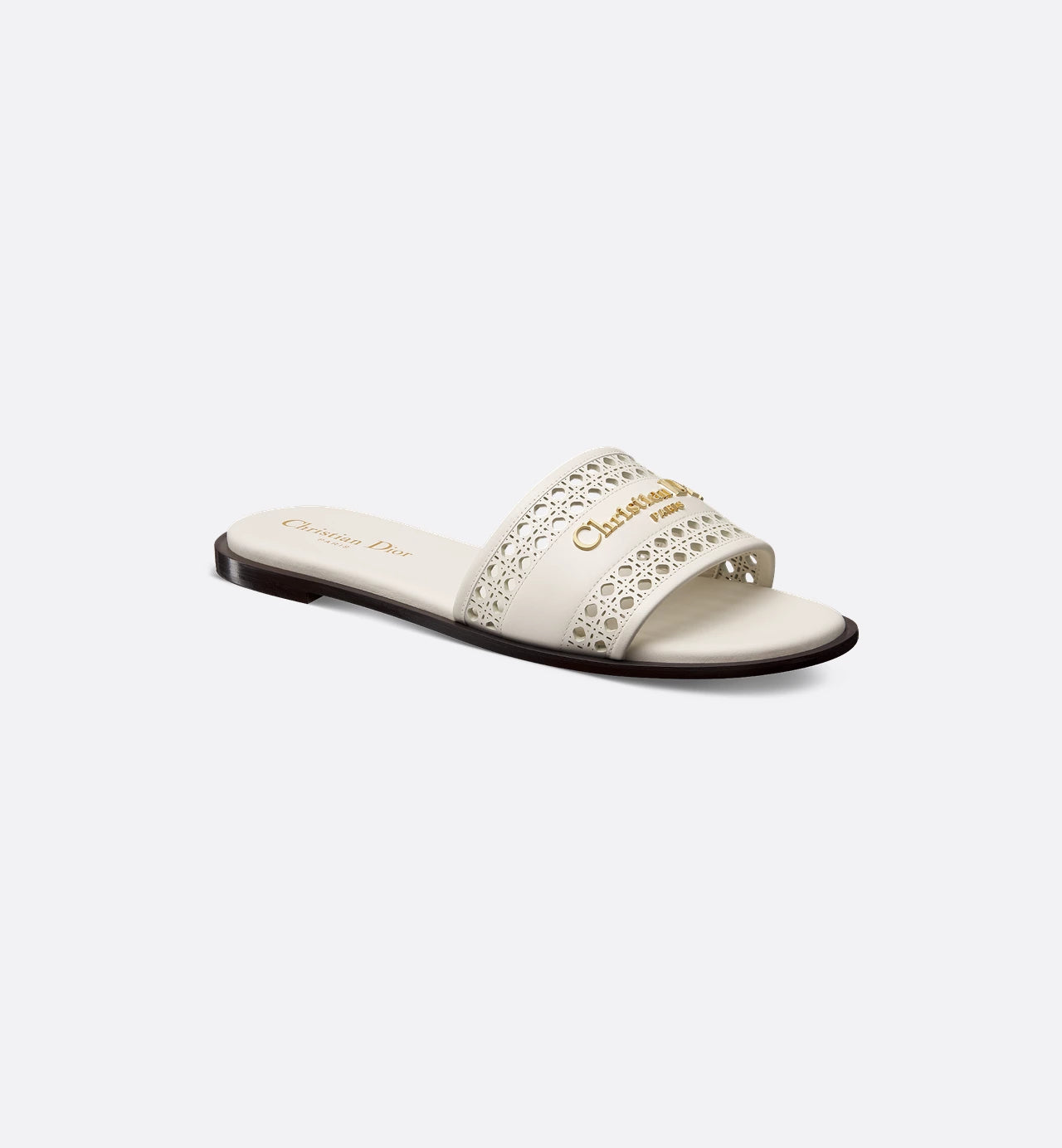 D-Lane White Sandals 