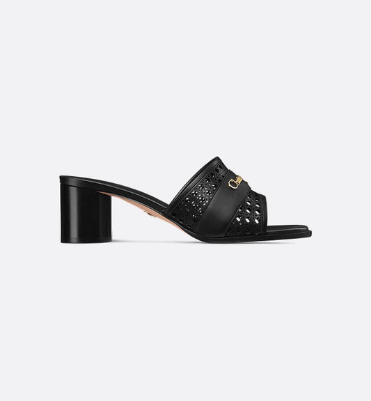D-Lane Black Heeled Sandals 