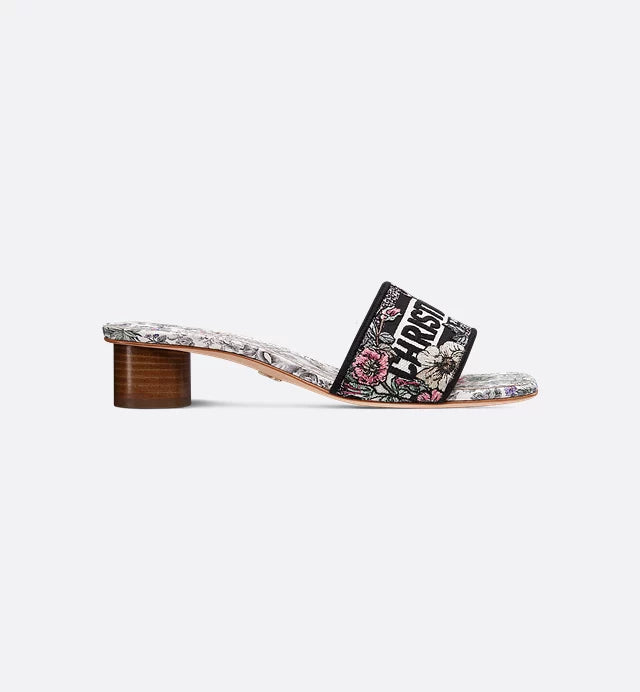 Dway heeled sandals, multicolored 