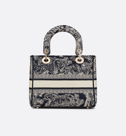 Medium Dior Book Tote Blue