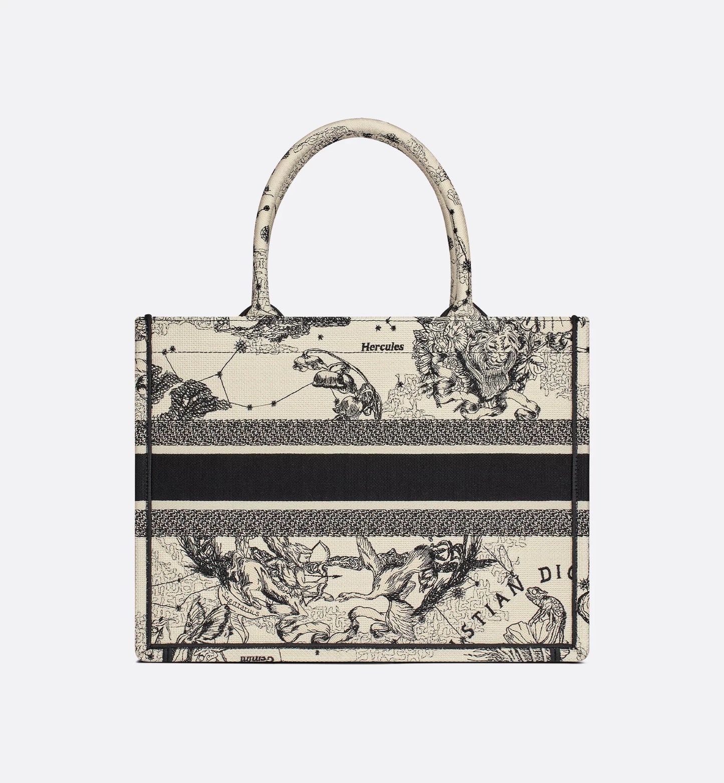Dior Book Tote Zodiac Latte und Schwarz