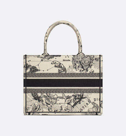 Dior Book Tote Zodiac Latte und Schwarz