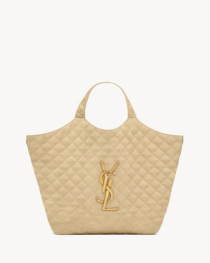Icare aus gestepptem Nubukleder in Beige